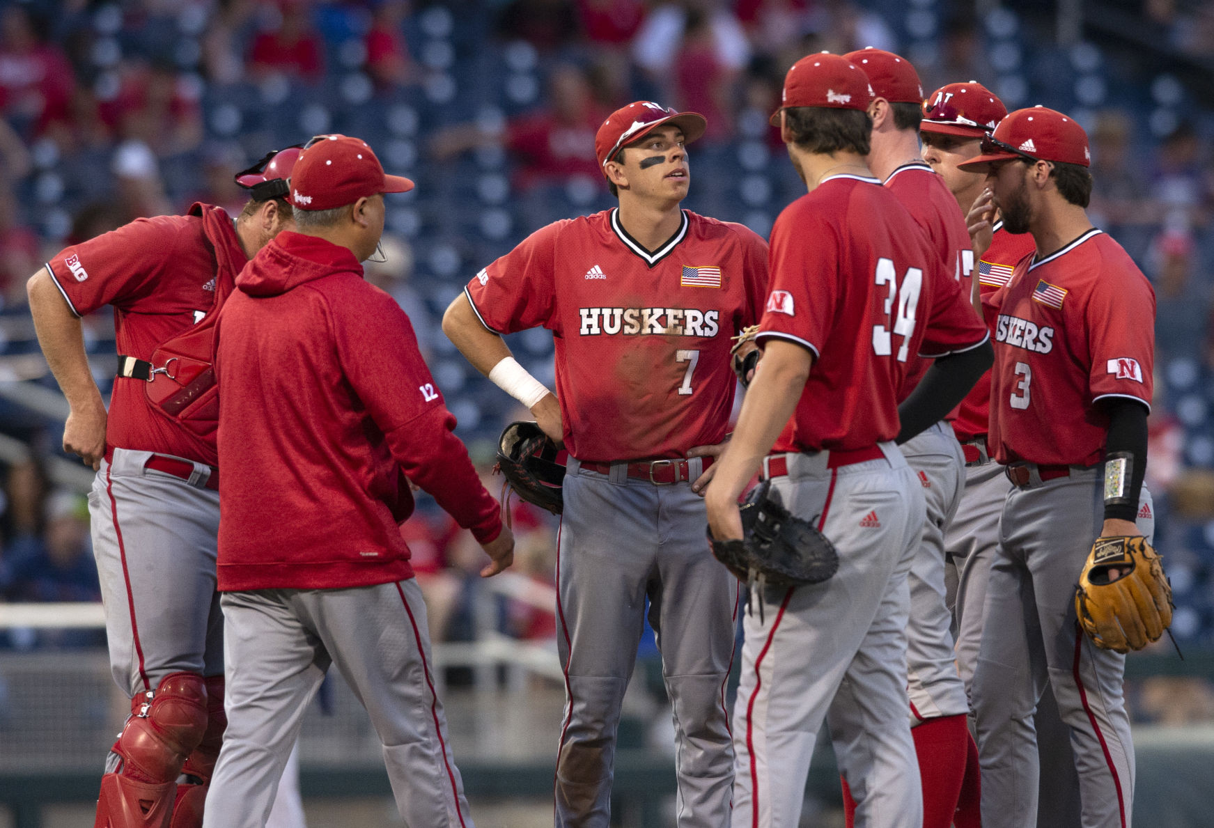 Nebraska vs. Michigan, second game, 5.25